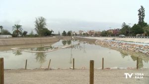 Las lluvias ponen a prueba el nuevo parque inundable de Bigastro