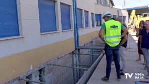 Las obras de reparación en el IES Libertas de Torrevieja estarán finalizadas después de las fiestas navideñas