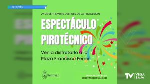 Espectáculo pirotécnico para disfrutar de las fiestas de Redován