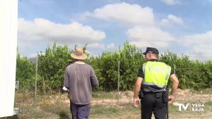 La Patrulla Rural de la Policía Local de Albatera intensifica la vigilancia en las zonas rurales para evitar robos de granadas