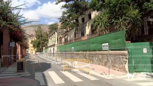 Se cierran las calles Hospital y Francisco Díe como medida preventiva ante un posible colapso del Palacio de Rubalcava