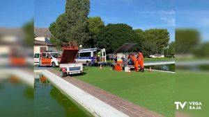 La piscina municipal de Callosa acoge una jornada de simulacros por inundaciones a cargo de Protección Civil