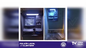 Detienen en Albatera a un hombre que provocó daños en cajeros automáticos con la intención de robar