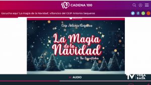 "La magia de la Navidad", el villancico del CEIP Antonio Sequeros de Benejúzar que suena en la radio