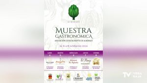 La Muestra Gastronómica de Almoradí ofrece menús con alcachofa del 4 al 8 de marzo