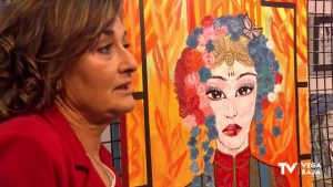 La pintora María Chinchilla expone sus “Mujeres de acero” en Catral