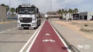 Benejúzar ya conecta el casco urbano, el polígono industrial y las zonas de ocio con un carril bici de dos kilómetros