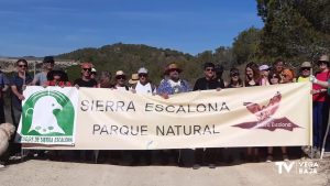 Marcha reivindicativa para lograr la declaración de Sierra Escalona y la Dehesa de Campoamor como Parque Natural de la C. Valenciana